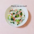 まあまま☆0403's cooksnap of when they made 【楽めし】小松菜とベーコンの混ぜご飯.
