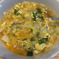 ディナーカレー's cooksnap of when they made 白菜と豚ひき肉のピリ辛中華スープ.