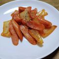 和☆2049's cooksnap of when they made ●朝食に！魚ニソと玉葱の中農ソース炒め●.