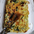 あゆはと's cooksnap of when they made えびとサクサクじゃが芋とほうれん草のグラタン.