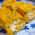 ☆あいちゃん's cooksnap of when they made 母の味~ツナとネギのシンプルな玉子焼き.