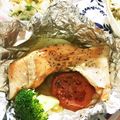フジぽん's cooksnap of when they made 鮭カマのホイル焼き.