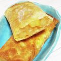 zakkiiM's cooksnap of when they made 春巻の皮で♡サクサク♪ホットアップルパイ.