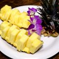 Giant corn's cooksnap of when they made パインの王様♡ゴールドバレルの切り方.