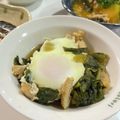 ☆はなちゃん☆☆'s cooksnap of when they made マンバ(高菜)の卵落とし.