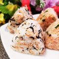 ゆるмαмα's cooksnap of when they made 絶品おにぎりの具★あみえびと塩昆布.