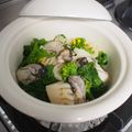 バカリャウ's cooksnap of when they made 簡単！菜の花と筍のあさりの白ワイン蒸し.