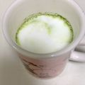 はちみつlove's cooksnap of when they made ほっこり♡ふわもこ抹茶オレ～(*^^*).