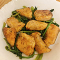 まなまな:）'s cooksnap of when they made 鮭とほうれん草のバター醤油炒め.