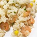 ひめポ's cooksnap of when they made 炊飯器でえびピラフ.