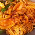 ちゃんまるだよ's cooksnap of when they made ついに完成ー！喫茶店のナポリタン.