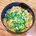 ☆魔矢☆'s cooksnap of when they made 【アレンジ】0秒チキンラーメンで油そば風.