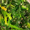 りょっつ's cooksnap of when they made ごま油が合う◎ほうれん草の塩昆布和え.