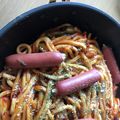 Sac’HiNa's cooksnap of when they made ランチ◎子供に◎ナポリタン風☆焼きうどん.