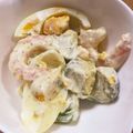 DISH24's cooksnap of when they made デリ風♪アボガド、卵、エビマヨサラダ.