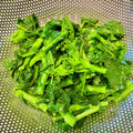azbjbn's cooksnap of when they made 差が出る！菜の花の下処理＠50℃洗い.