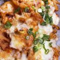 えみっちょpart2's cooksnap of when they made れんこんと長ネギのキムチチーズ焼き.