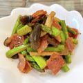 ShOkOtArO✰'s cooksnap of when they made 簡単！アスパラとベーコンのめんつゆ炒め.