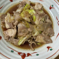 みょんとも's cooksnap of when they made 豚ロース薄切り肉のすき煮、卵とじ.
