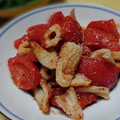 あきひゃ's cooksnap of when they made ちくわとトマトのバター炒め.