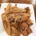 Sun Flover's cooksnap of when they made 牛肉とごぼうのしぐれ煮.