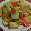 55才のおじさん's cooksnap of when they made 厚揚げ＋キャベツの味噌炒め♪簡単節約料理.