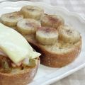 umemodoki's cooksnap of when they made シナモン香る！バナナトースト.