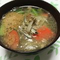 Susie845's cooksnap of when they made お味噌汁に小魚.