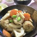 フジぽん's cooksnap of when they made 花粉症に！ひろうすと蓮根、椎茸の煮物.