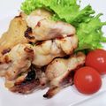 ハッピーまるしぇ's cooksnap of when they made 米粉＆米油で♪揚げない☆鶏の塩麹唐揚げ☆.