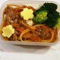 まめ郎's cooksnap of when they made フライパンひとつで鯖ナポリタン.