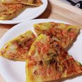 ruris7's cooksnap of when they made 桜えびとセロリのぺったん焼き.