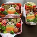ryuchanまま's cooksnap of when they made 『イースターエッグなウサギさん』弁当♡.