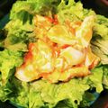 milestone★'s cooksnap of when they made 半熟卵ドレッシング☆サニーレタス.