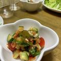 ゆいランラン's cooksnap of when they made 【簡単】コロコロ野菜の塩麹キムチ和え.