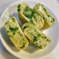 yu🐓's cooksnap of when they made 簡単★豆苗シャキシャキ卵焼き.