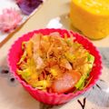 柚子♡⸝⸝⸝'s cooksnap of when they made キャベツとウインナーでお好み焼き風カップ.