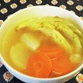 龍青空ママ's cooksnap of when they made キャベツと大根のスープ♪.