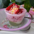 ぶるぶるどーざー's cooksnap of when they made 15分de完成！おひな祭り3色レアチーズ.