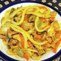 龍青空ママ's cooksnap of when they made 野菜たっぷりキムチ焼きうどん.