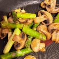 ぽむぽむぽむぽ's cooksnap of when they made 美味！アスパラとキノコのチーズソテー.