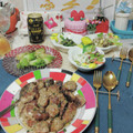 sakuraロゼット's cooksnap of when they made 料理上手な叔母のﾐｰﾄﾎﾞｰﾙｼﾁｭｰ♡.