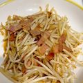 クック067FSL☆'s cooksnap of when they made ベーコンともやしの味ぽん炒め.