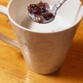 なっさん姫's cooksnap of when they made あんこと牛乳で超簡単！ホットあずきラテ.