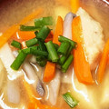 やえまりも's cooksnap of when they made 簡単！レンコンとさつま揚げのお味噌汁.