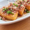 ♡こもれび♡'s cooksnap of when they made お手軽♡絹厚揚げの甘辛ステーキ.