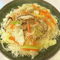 azbjbn's cooksnap of when they made 焼きビーフン　★宇都宮学校給食.