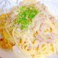 プー♡'s cooksnap of when they made ■豚ひき肉としめじの和風クリームパスタ■.