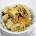 ＠迷子＠'s cooksnap of when they made 油揚げの野菜巻き煮.