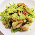 ユッキー1119's cooksnap of when they made ちくわとカリフラワーのカレー塩炒め.